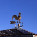 weathercock, direction, roof, wind direction indicator